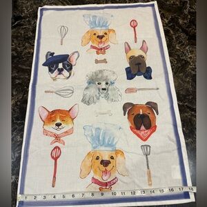 Brand New! Sur La Table Dog Kitchen Towel!